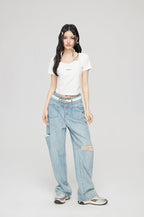 Layered Cut - Out Tee - COPPING THREADS - CT Select