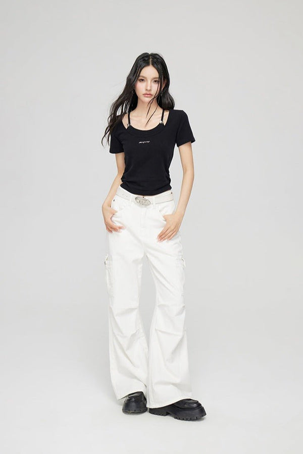 Layered Cut - Out Tee - COPPING THREADS - CT Select