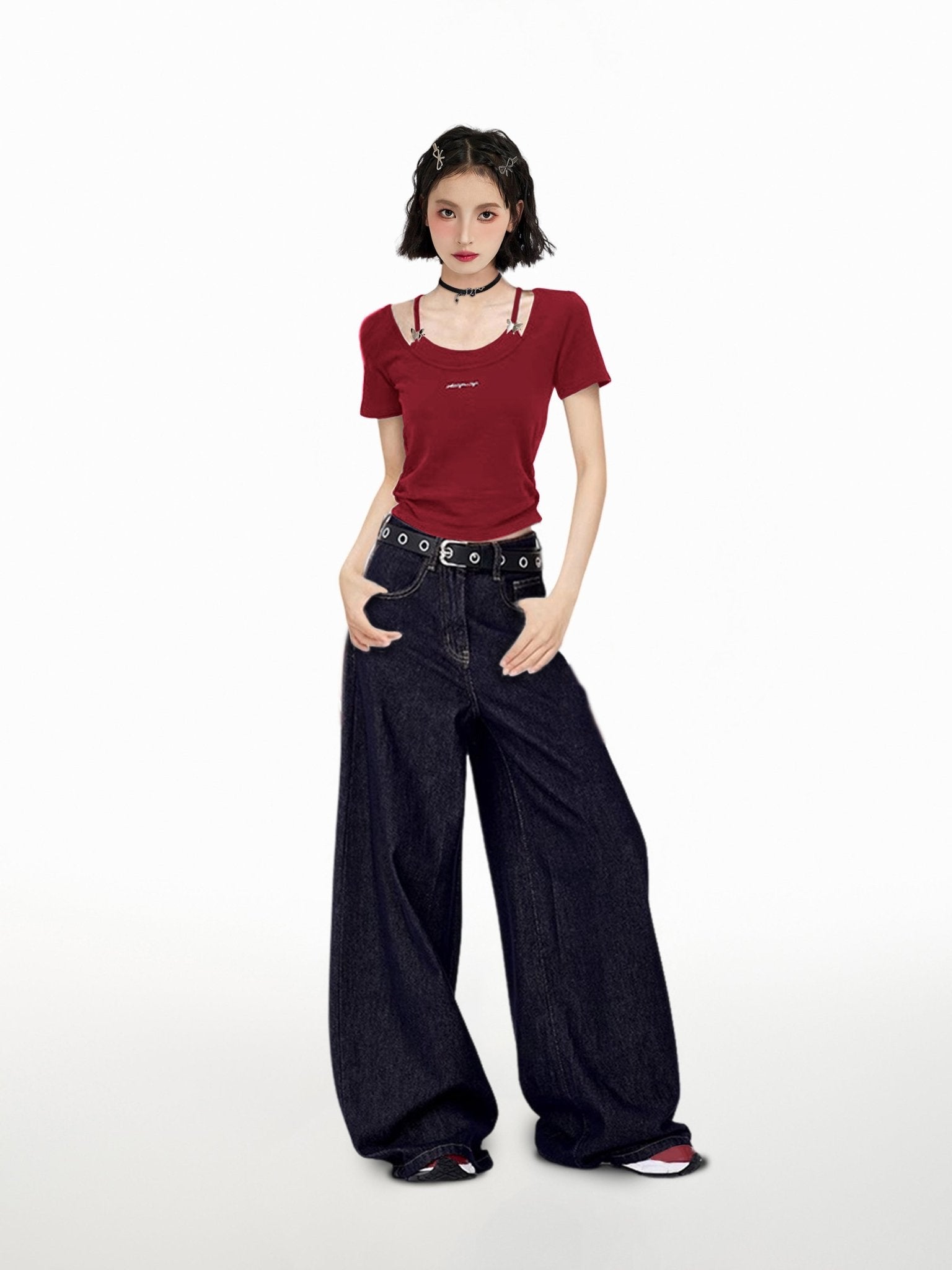 Layered Cut - Out Tee - COPPING THREADS - CT Select