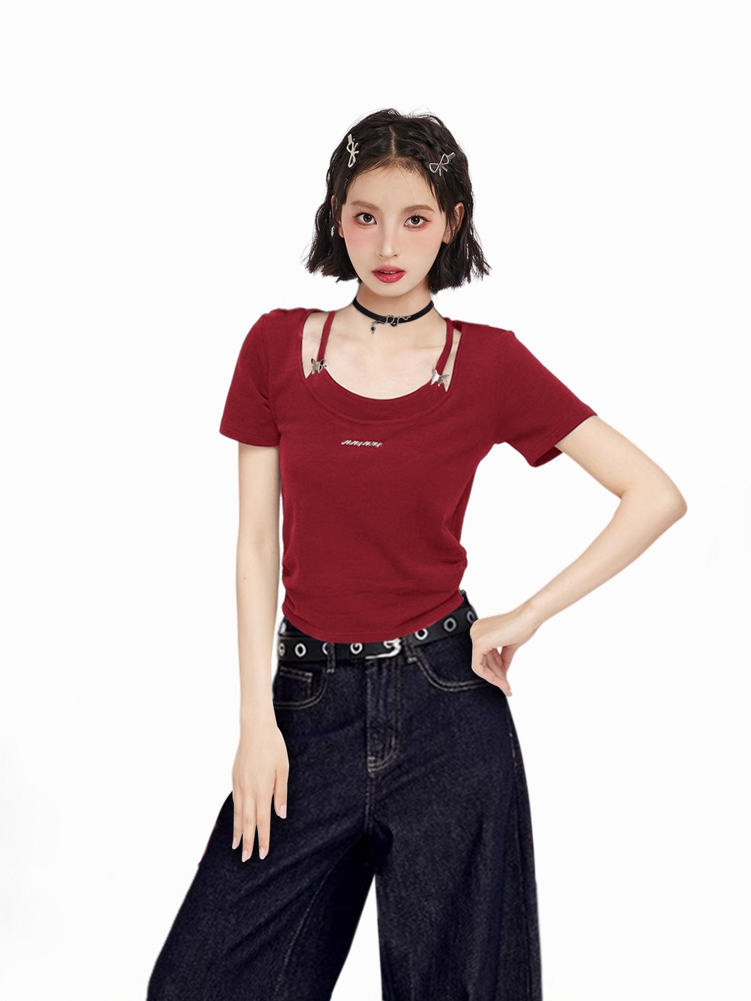 Layered Cut - Out Tee - COPPING THREADS - CT Select