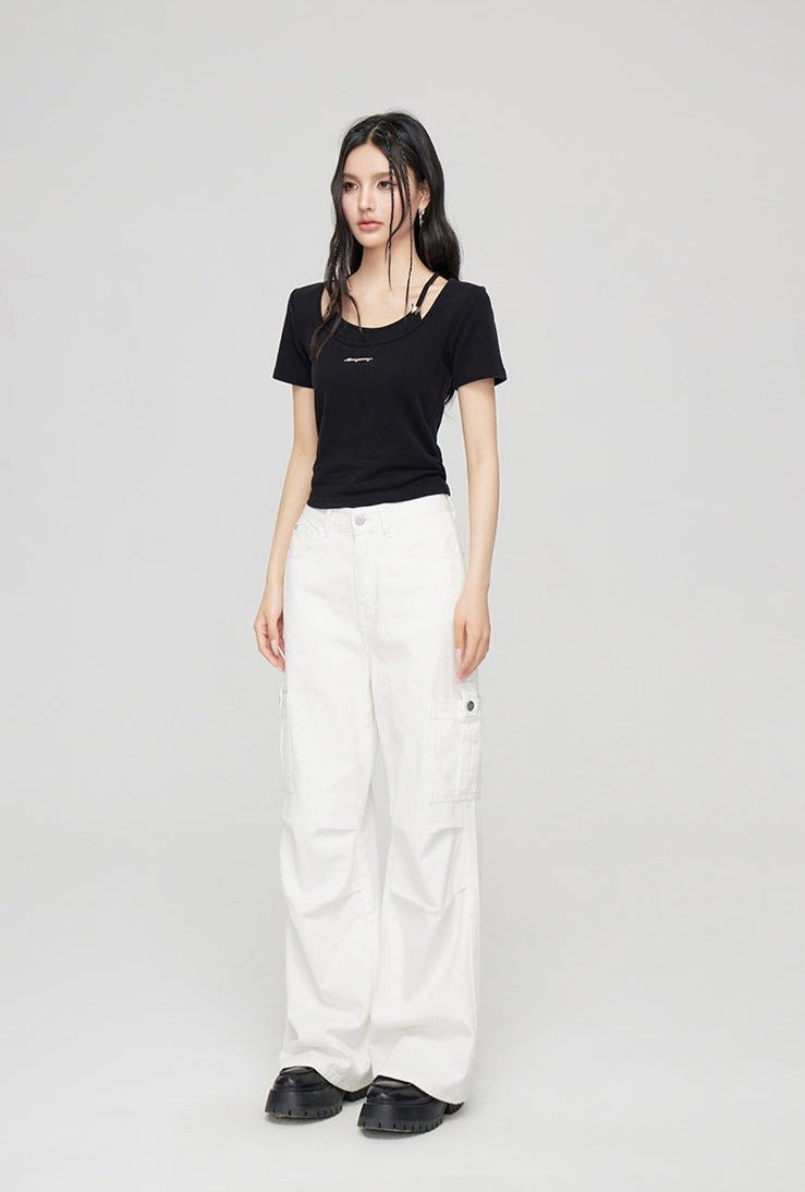 Layered Cut - Out Tee - COPPING THREADS - CT Select