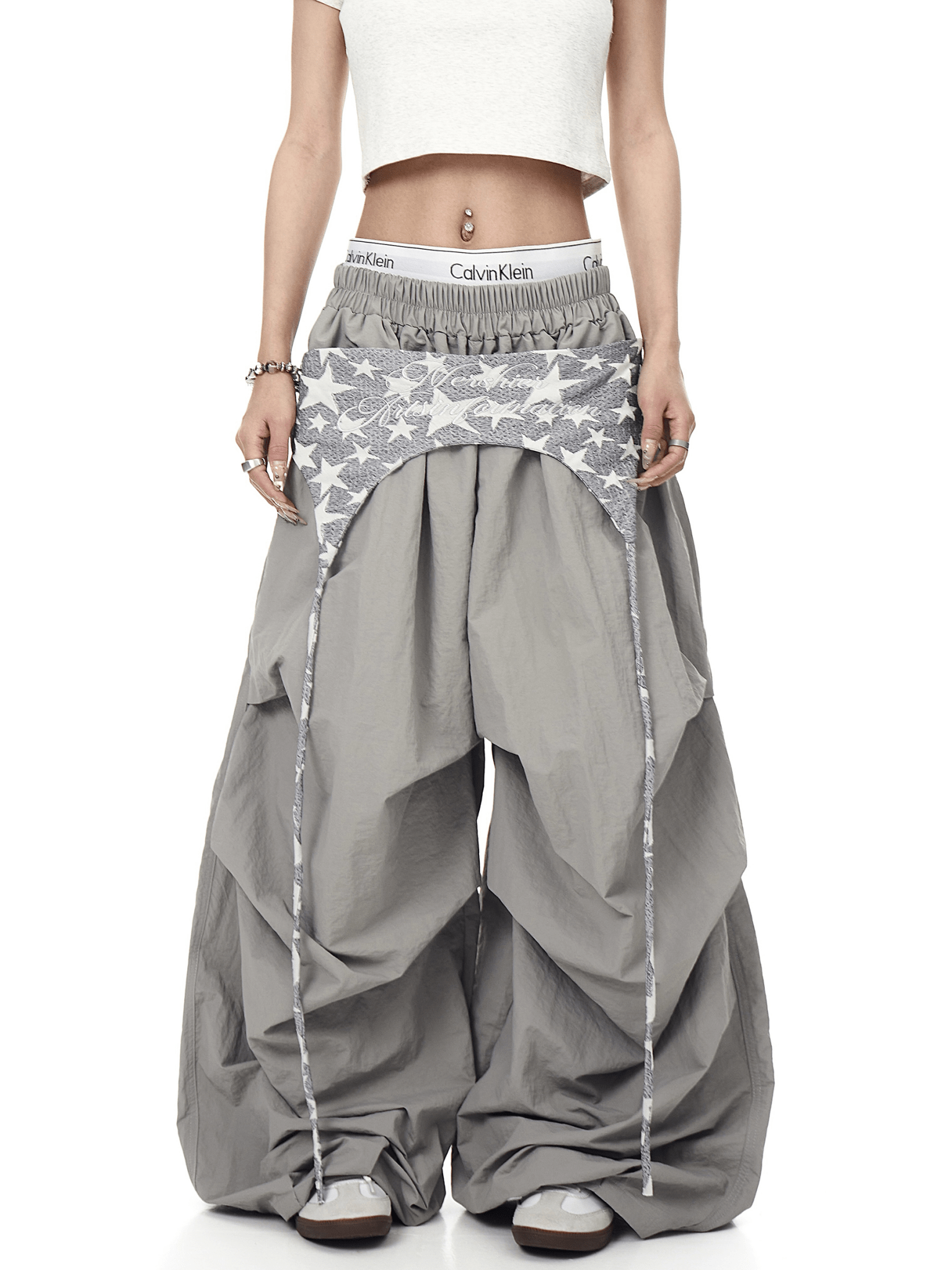 Layered Flap Wide - Leg Parachute Pants - COPPING THREADS - CT Select Main image