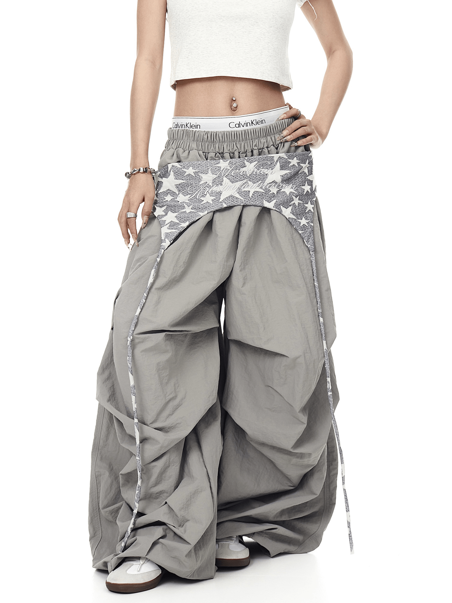 Layered Flap Wide - Leg Parachute Pants - COPPING THREADS - CT Select