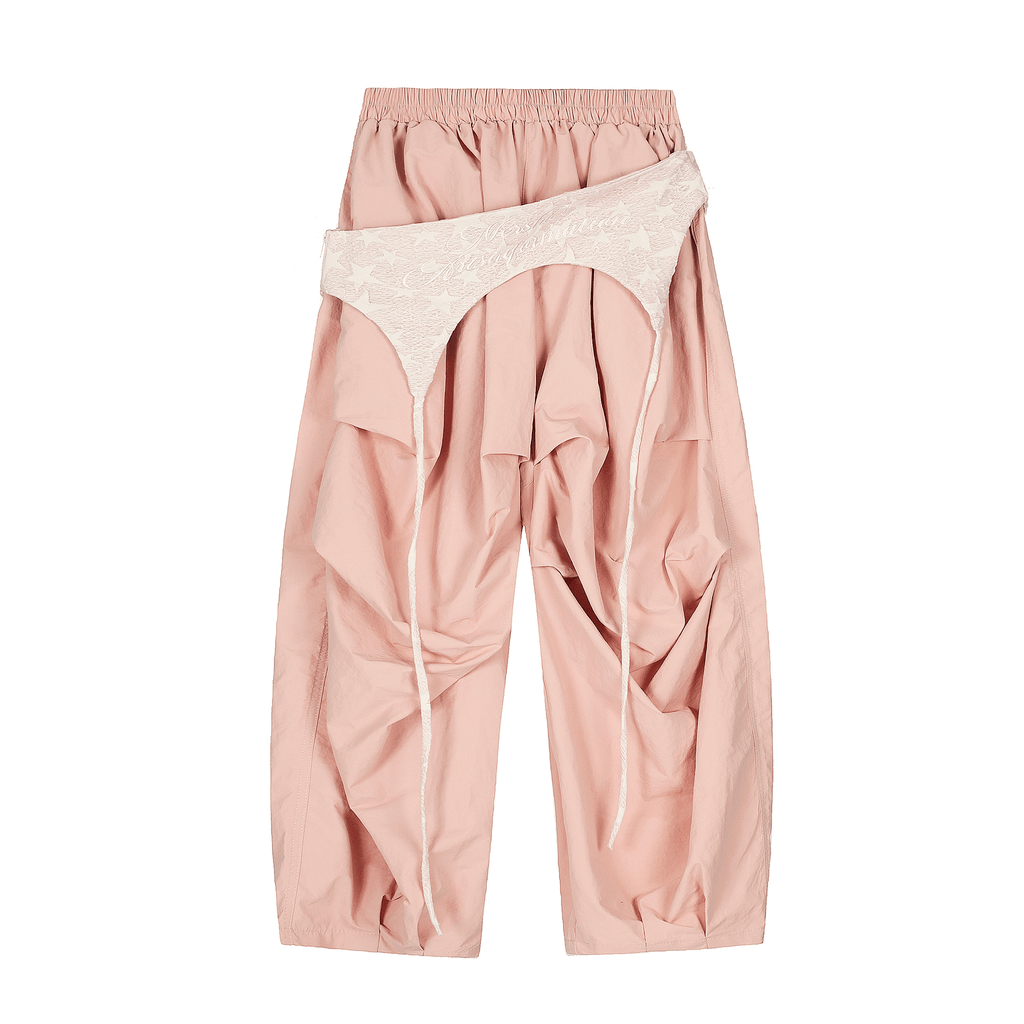 Layered Flap Wide - Leg Parachute Pants - COPPING THREADS - CT Select