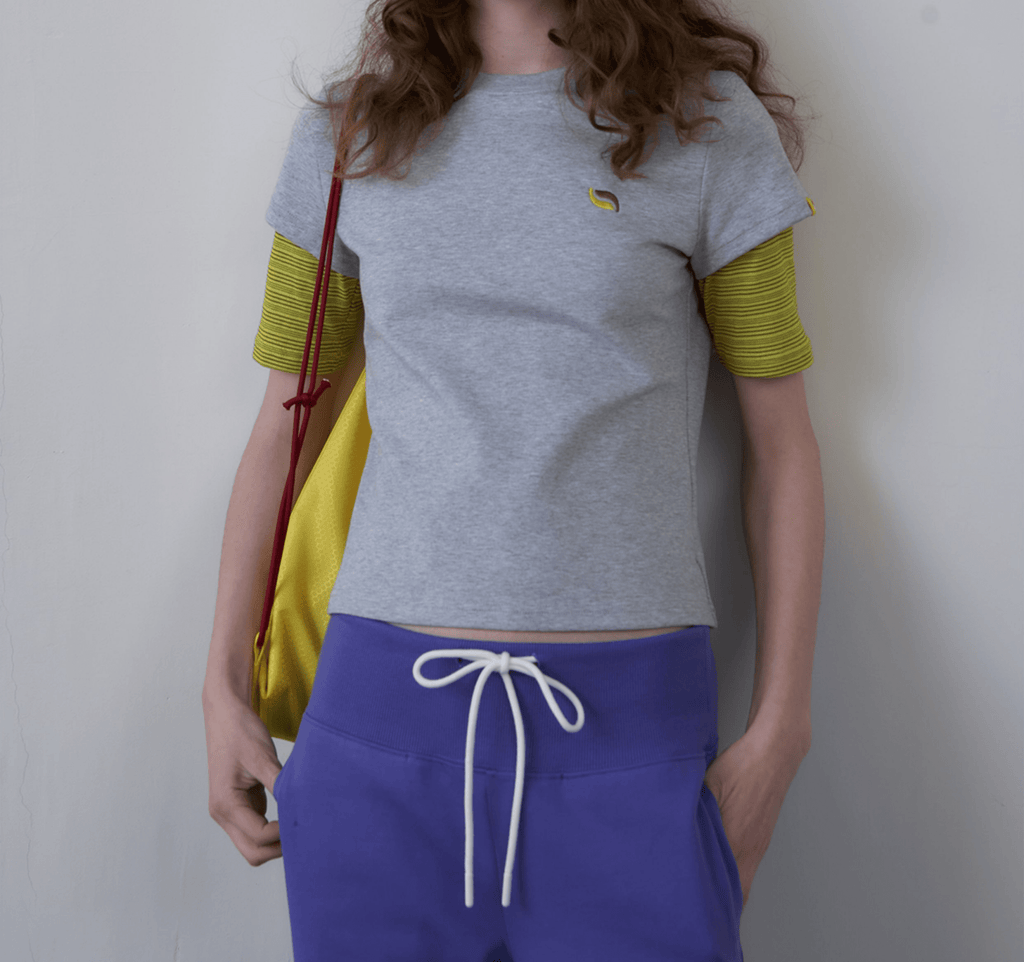 Layered - Look Contrast Sleeve Slim Fit Tee - COPPING THREADS - CHICISLAND