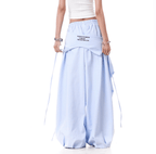 Layered Parachute Pleated Wide - Leg Pants - COPPING THREADS - CT Select