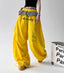 Layered Plaid-Waist Wide-Leg Pants - CT599 - COPPING THREADS - CT ORIGINALS