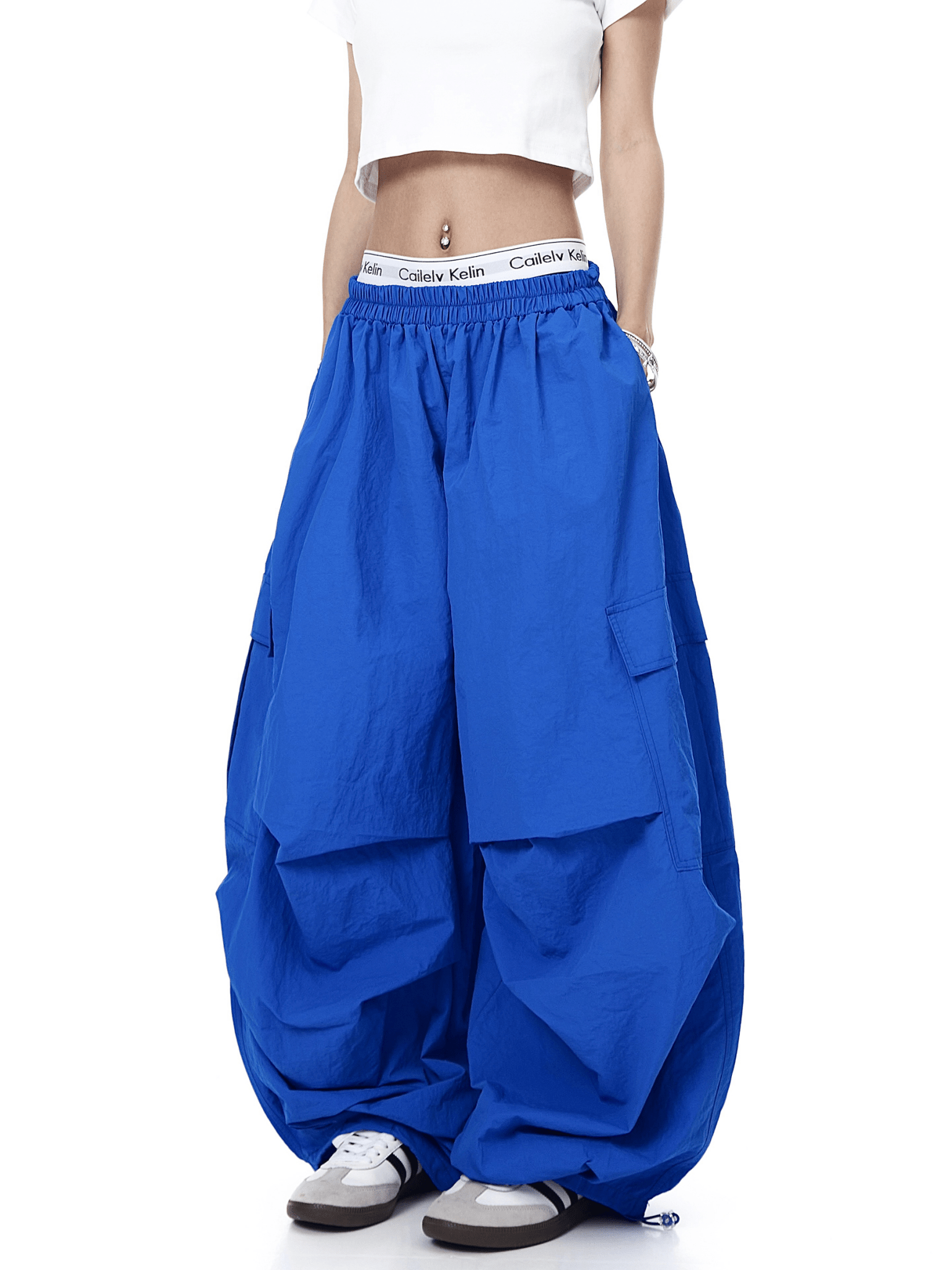 Layered Pocket Wide - Leg Paratrooper Cargo Pants - COPPING THREADS - CT Select