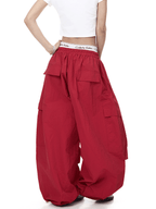 Layered Pocket Wide - Leg Paratrooper Cargo Pants - COPPING THREADS - CT Select