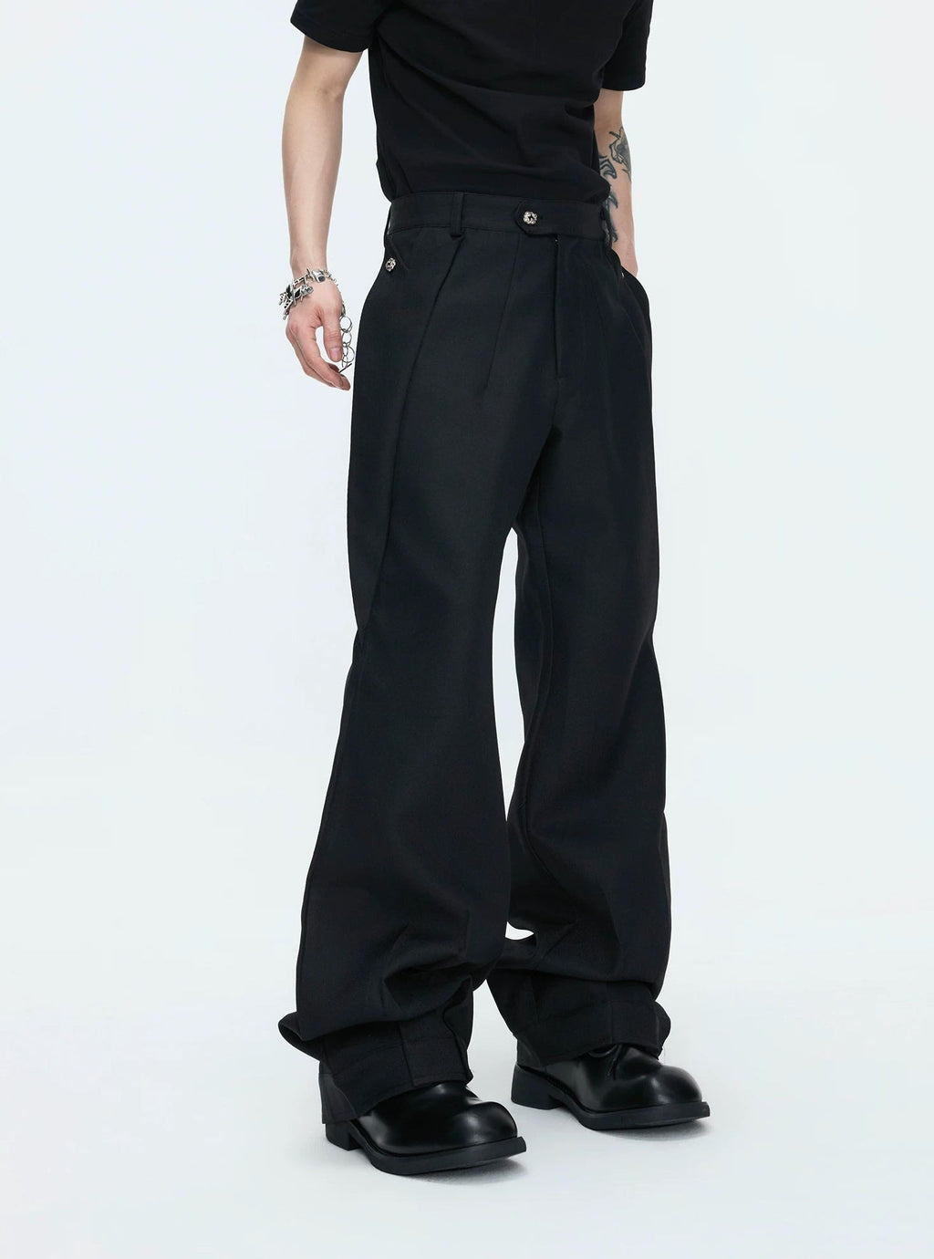 Layered V-Neck Waist-Shaped Blazer Set - COPPING THREADS - Argue Culture