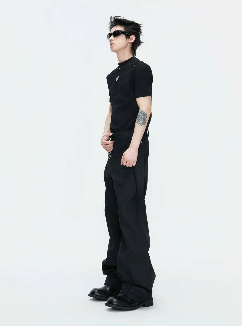 Layered V-Neck Waist-Shaped Blazer Set - COPPING THREADS - Argue Culture