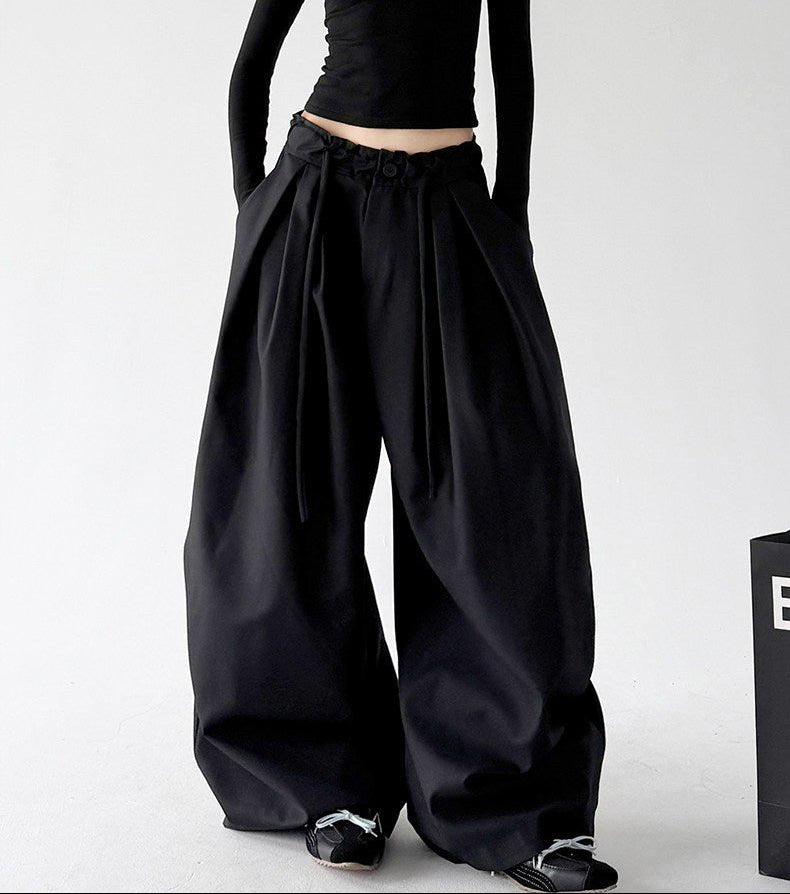 Layered-Waist Balloon Pants - CT3113 - COPPING THREADS - CT ORIGINALS