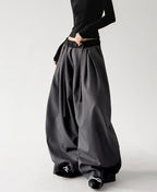 Layered-Waist Balloon Pants - CT3113 - COPPING THREADS - CT ORIGINALS