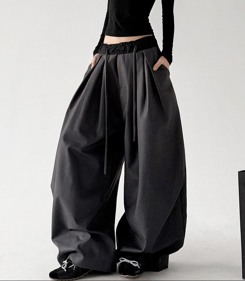 Layered-Waist Balloon Pants - CT3113 - COPPING THREADS - CT ORIGINALS