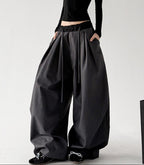 Layered-Waist Balloon Pants - CT3113 - COPPING THREADS - CT ORIGINALS