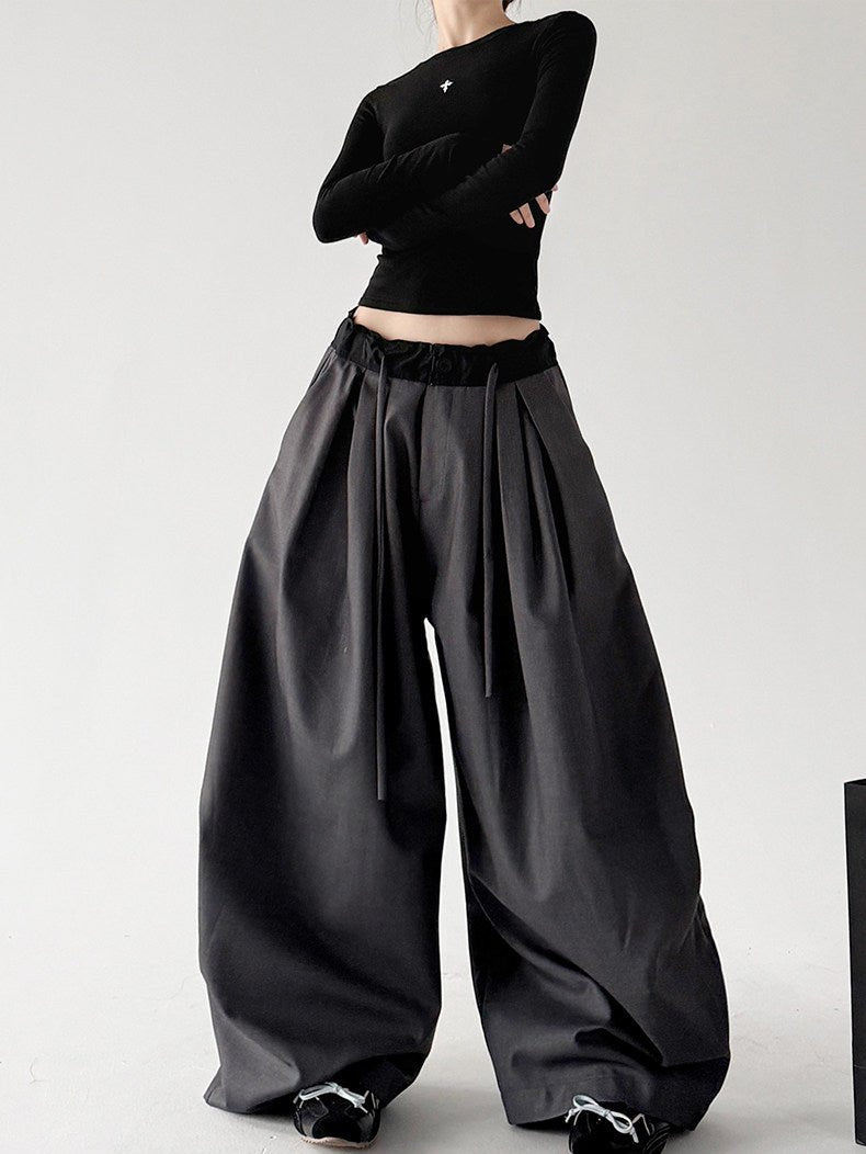 Layered-Waist Balloon Pants - CT3113 - COPPING THREADS - CT ORIGINALS