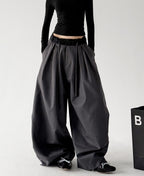 Layered-Waist Balloon Pants - CT3113 - COPPING THREADS - CT ORIGINALS