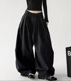 Layered-Waist Balloon Pants - CT3113 - COPPING THREADS - CT ORIGINALS