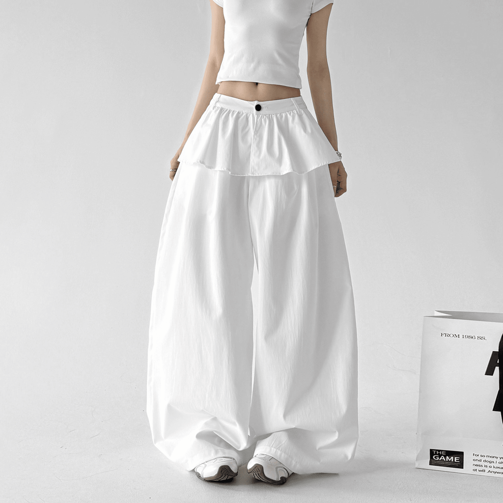 Layered Waist Wide - Leg Pants - CT6205 - COPPING THREADS - CT Select
