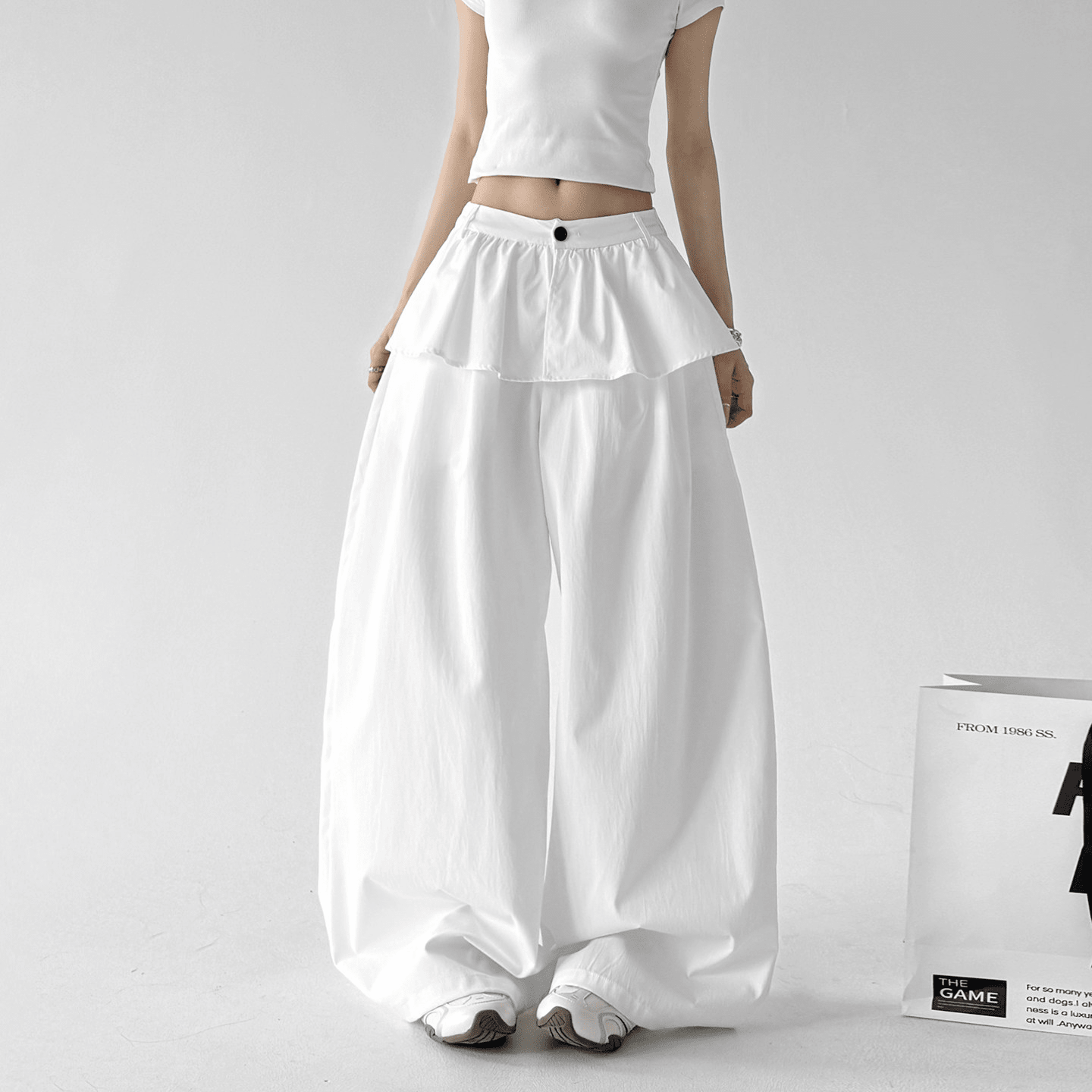 Layered Waist Wide - Leg Pants - CT6205 - COPPING THREADS - CT Select