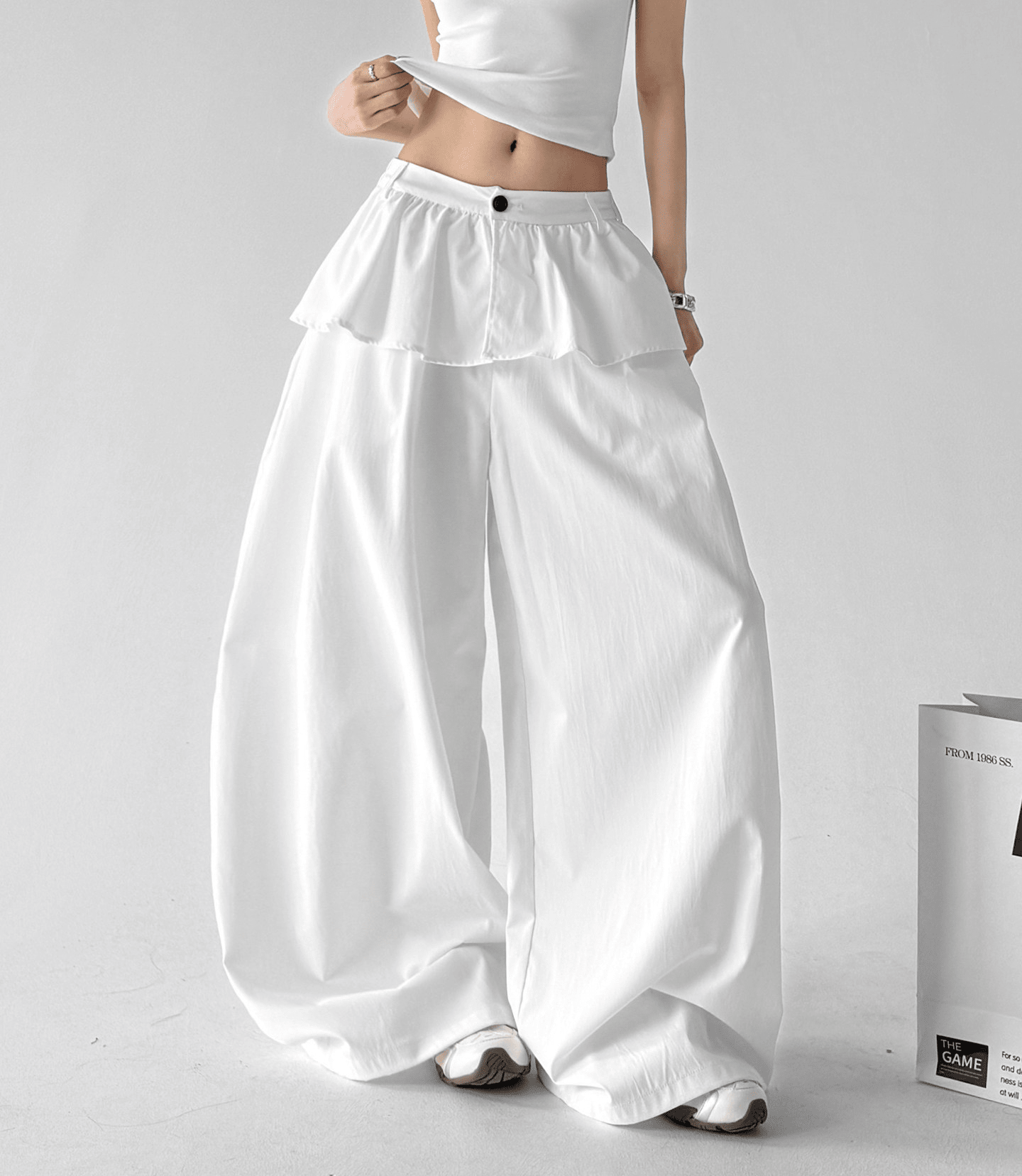 Layered Waist Wide - Leg Pants - CT6205 - COPPING THREADS - CT Select