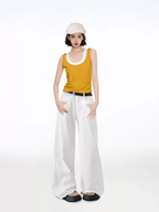 Layered Wide - Strap Sleeveless Tank Top - COPPING THREADS - CT Select