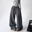 Lazy Striped Fleece Wide - Leg Pants - COPPING THREADS - CT Select