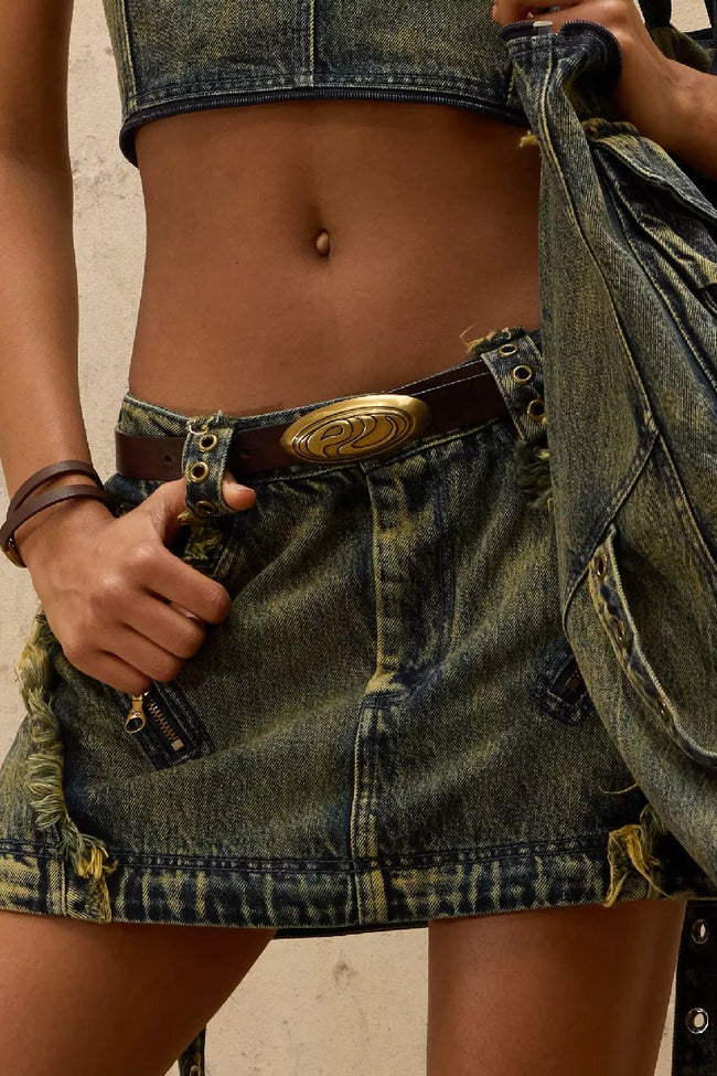 Leather Belt - COPPING THREADS - PERSONSOUL Hover Image