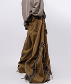 Leopard Patch Curved - Leg Wide Pants - COPPING THREADS - CT Select