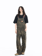 Leopard Print Denim Overalls - COPPING THREADS - CT Select