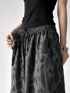 Leopard Print Wide Leg Drawstring Pants - COPPING THREADS - CT Select