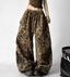 Leopard Print Wide Leg Drawstring Pants - COPPING THREADS - CT Select