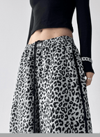Leopard Print Wide‑Leg Track Pants - COPPING THREADS - CT Select