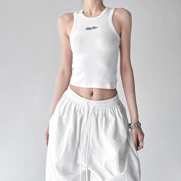 Letter-Detail Fitted Tank Top - CT6657 - COPPING THREADS - CT ORIGINALS