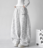 Letter Embroidered Wide - Leg Sweatpants - COPPING THREADS - CT Select
