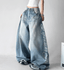 Letter Graffiti Script Wide - leg Jeans - COPPING THREADS - CT Select