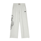 Letter Graphics Wide‑leg Sweatpants - COPPING THREADS - CT Select