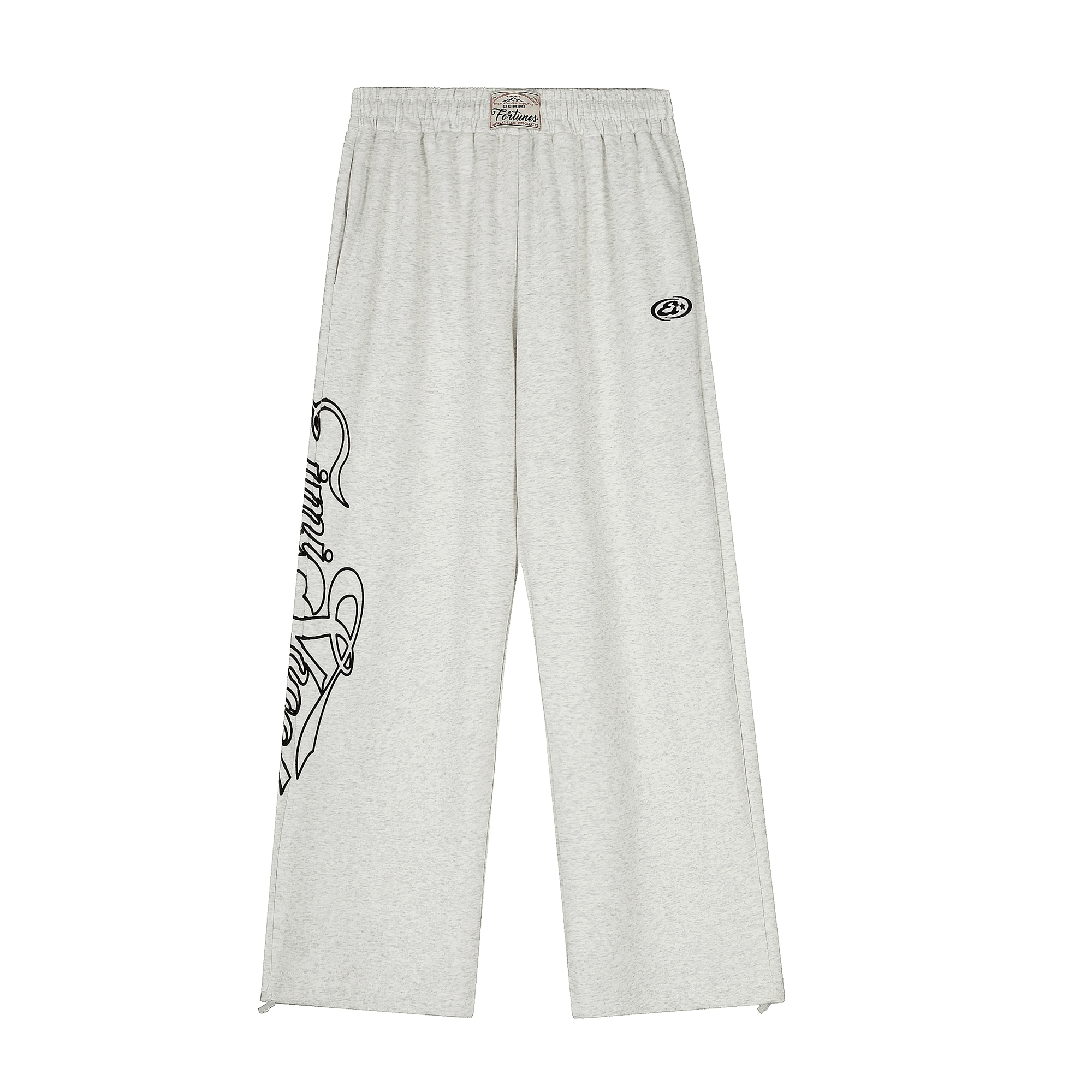 Letter Graphics Wide‑leg Sweatpants - COPPING THREADS - CT Select