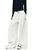 Letter Graphics Wide‑leg Sweatpants - COPPING THREADS - CT Select