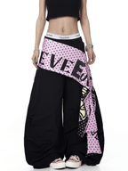Letter Layered Apron Scythe Parachute Pants - COPPING THREADS - CT Select