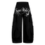 Letter Print Parachute Cargo Pants - COPPING THREADS - CT Select