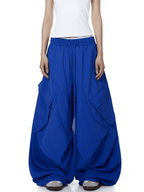 Letter Print Parachute Cargo Pants - COPPING THREADS - CT Select