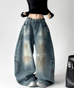 Lightning Wash Baggy Wide - Leg Jeans - COPPING THREADS - CT Select