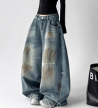 Lightning Wash Baggy Wide - Leg Jeans - COPPING THREADS - CT Select