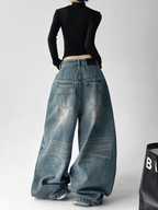 Lightning Wash Baggy Wide - Leg Jeans - COPPING THREADS - CT Select