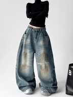 Lightning Wash Baggy Wide - Leg Jeans - COPPING THREADS - CT Select