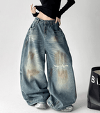 Lightning Wash Baggy Wide - Leg Jeans - COPPING THREADS - CT Select