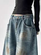 Lightning Wash Baggy Wide - Leg Jeans - COPPING THREADS - CT Select