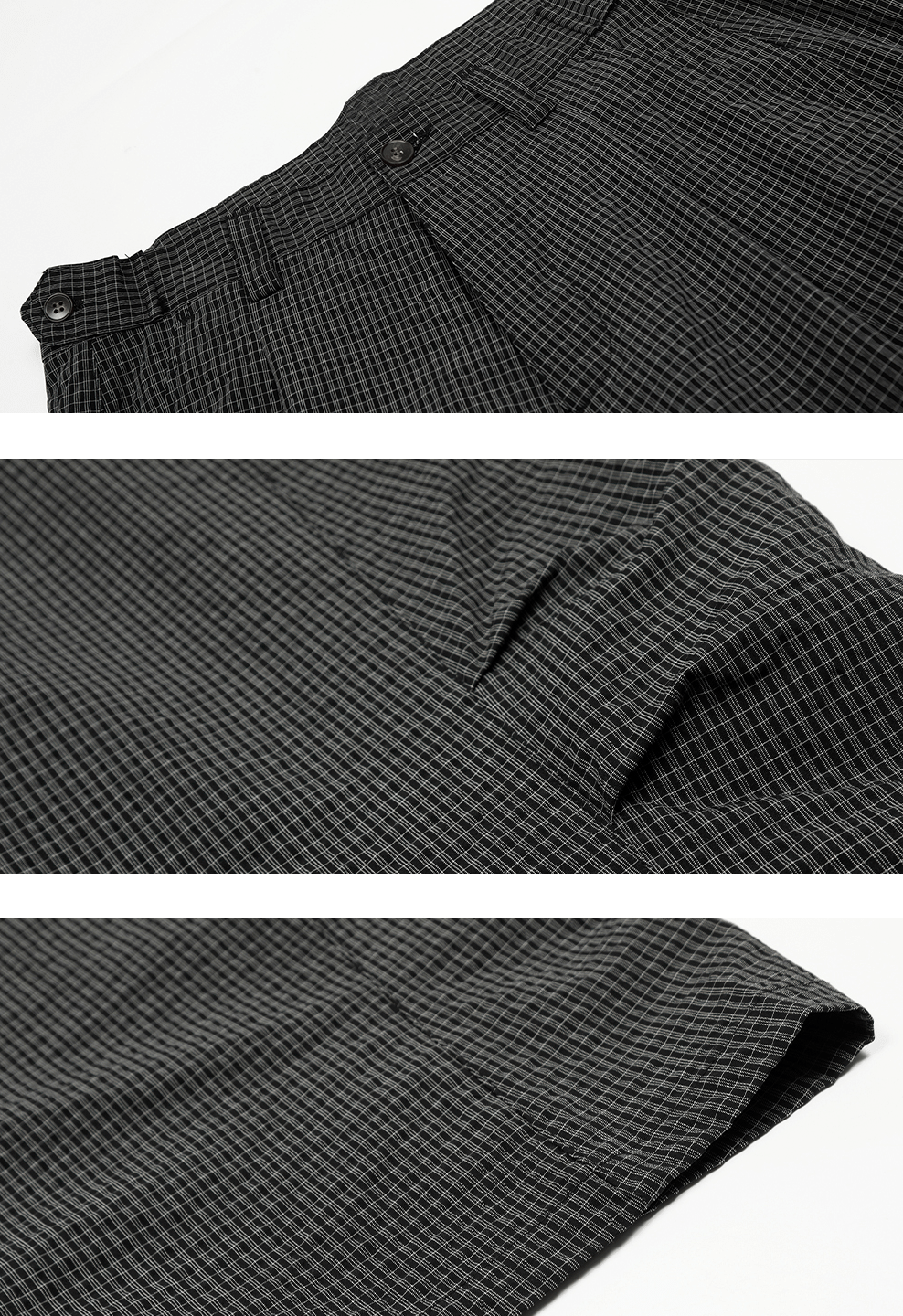 Lightweight Plaid Scythe - Cut Paratrooper Pants - COPPING THREADS - CT Basics