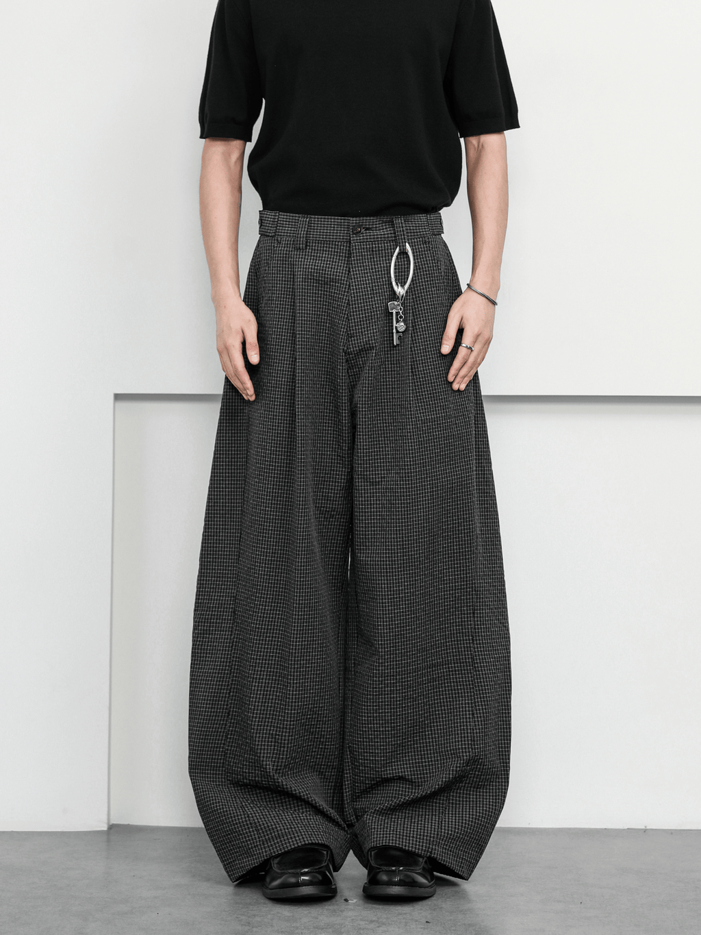 Lightweight Plaid Scythe - Cut Paratrooper Pants - COPPING THREADS - CT Basics